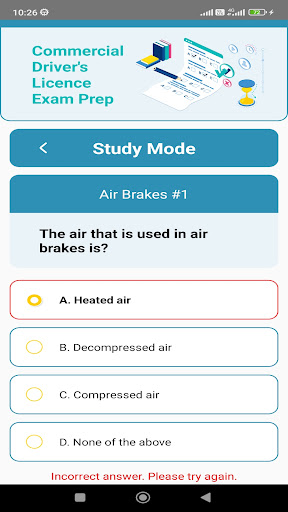 CDL Drivers Licence Exam Prep Screen 3