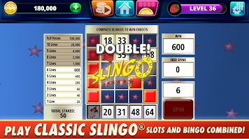 screenshot of Slingo Arcade - Slots & Bingo