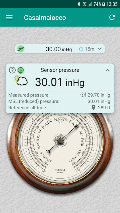 Accurate Barometer - 2.2.15 - (Android)