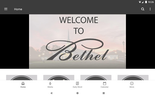 Screenshot of Bethel UPC