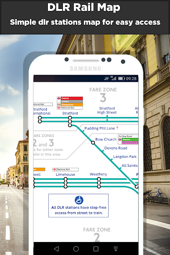 London Tube and Rail Map