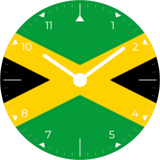 Android application Jamaica Analog Watch Face screenshort