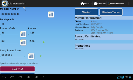RepeatRewards EZLink Screenshot 4 - AppWisp.com