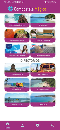 Android application Guía Compostela screenshort
