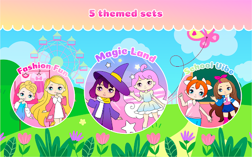 Girl Coloring Book Kids Games