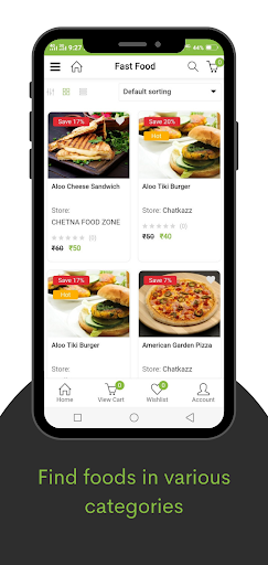 Android application Foodline Delivery screenshort