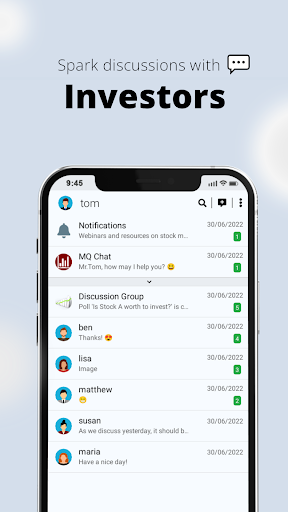 Android application MQ Chat screenshort