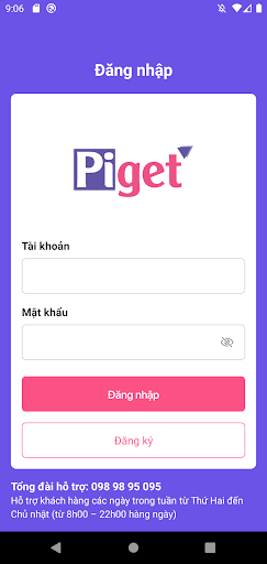 Android application Piget - Nhập Hàng Trung Quốc screenshort