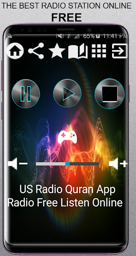 Android application US Radio Quran App Radio Liste screenshort
