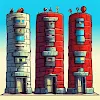 Opposing towers icon