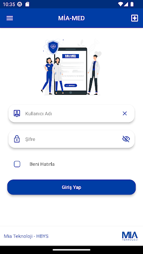 Android application MIA-MED screenshort