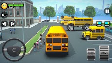 3D スーパーハイスクールバス 運転シミュレータのおすすめ画像1