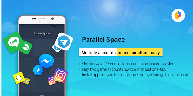 Parallel Space Pro - app clone Screenshot