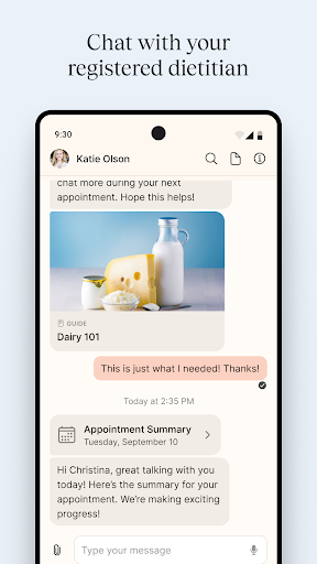 Screenshot of Nourish: Eating Well Made Easy