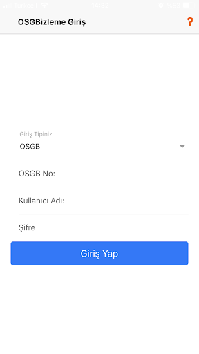 Android application OSGBizleme screenshort