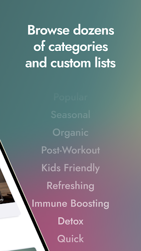 Smoothie Mix&Match, pro recipe Screenshot