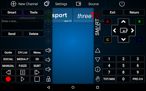 Smart TV Remote Screenshot