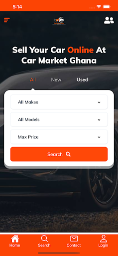 Android application Car Market Ghana screenshort