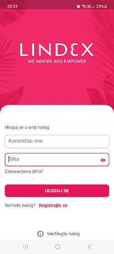 Android application Lindex Srbija screenshort