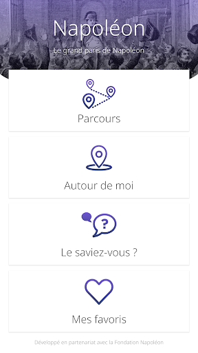 Android application Discover Paris under Napoleon screenshort