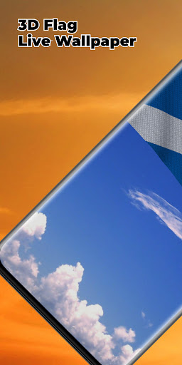 Android application Scotland Flag Live Wallpaper screenshort
