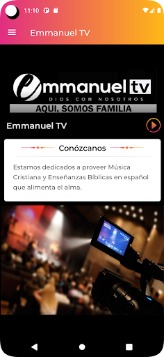 Android application Emmanuel TV screenshort