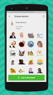Meme Stickers fÃ¼r WhatsApp - WAStickerApps Screenshot