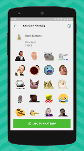 Meme Stickers für WhatsApp - W Screenshot