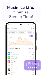 StayFree – Screen Time Tracker MOD APK (Premium Unlocked) 1