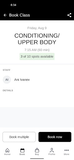 KEEN FITNESS Screen 3