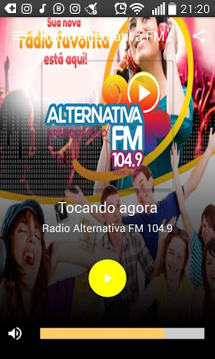 Android application Rádio Alternativa FM 104.9 - L screenshort