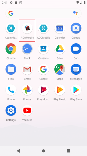 Android application Air Clinic Operasyon Modülü screenshort