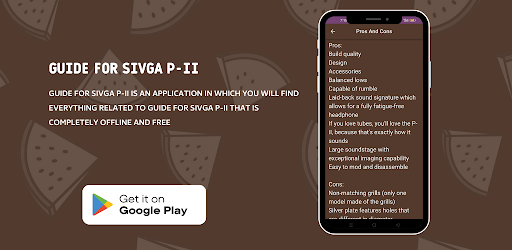 Android application Guide for SIVGA P-II screenshort