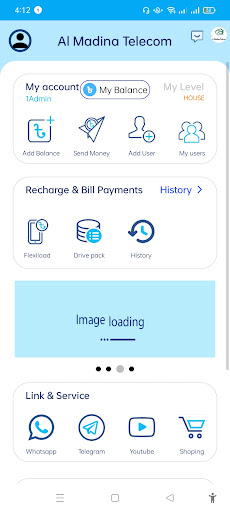 Android application Al Madina Telecom screenshort