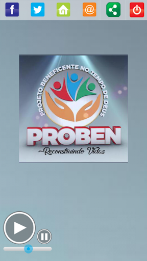 Android application Web Rádio Online Proben screenshort