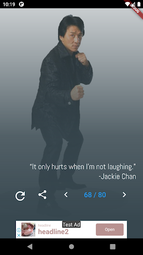 Jackie Chan Quotes Screen 2