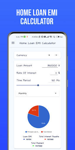 Home Loan EMI Calculator Pro Screen 3
