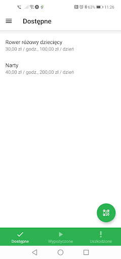 Android application Renti screenshort