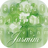 Jasmine Flower Romance Theme&Emoji Keyboard icon