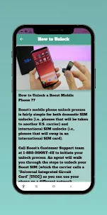 Boost Mobile Unlock guide