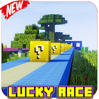 Map Lucky Block Race for MCPE
