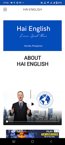 Android application Hai English screenshort