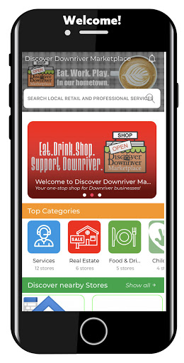 Android application Discover Downriver Marketplace screenshort