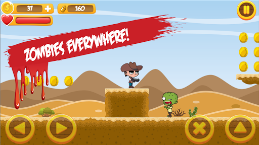 Android application Cowboy Zombies Shooting Games screenshort