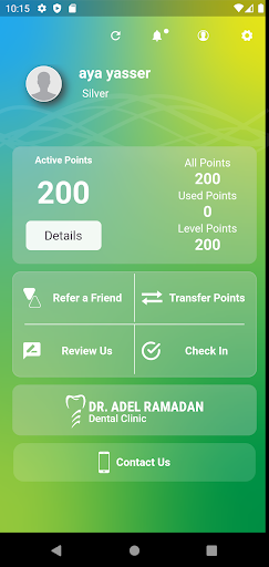 Android application Dr Adel Ramadan Clinic WR screenshort