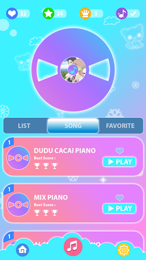 Android application Dani Mocanu Piano Game Tiles screenshort