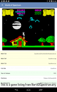 Speccy+ ZX Spectrum Emulator Screenshot