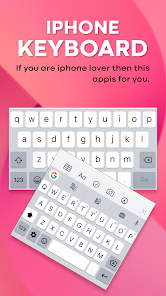 Keyboard for Iphone Style 1.0.1 APK + Mod (Unlimited money) إلى عن على ذكري المظهر