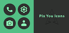 Pix You Emerald Dark Icons APK