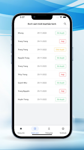 Android application Bạn Đồng Hành screenshort